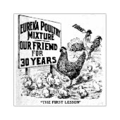 ヴィンテージチキンスタンプ ラバースタンプ (インプリント)