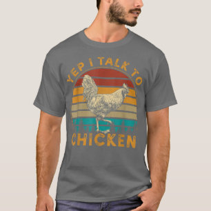 ヴィンテージチキンチキンおもしろいパパ Tシャツ