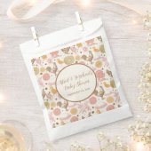 ヴィンテージチキンネスト&フローラベビーシャワー フェイバーバッグ (クリップ留めされた状態)