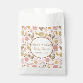 ヴィンテージチキンネスト&フローラベビーシャワー フェイバーバッグ