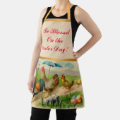 ヴィンテージチキンファミリーイースターホリデー エプロン (インサイチュ)