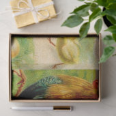 ヴィンテージチキンファミリーイースターホリデー 薄葉紙 (ギフト)