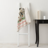 ヴィンテージチキンファームクリスマスパーソナライズされた シェルパブランケット (インサイチュ)