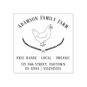 ヴィンテージチキンファーム生卵カートン ラバースタンプ (インプリント)