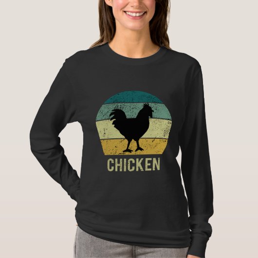 ヴィンテージチキンレトロFo Tシャツ (正面)