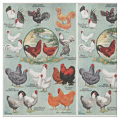 ヴィンテージチキン繁殖型  ファブリック (見本)
