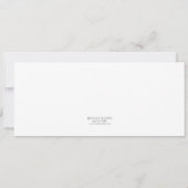 ヴィンテージチケットスタイルブライダルシャワー招待状 招待状 (裏面)