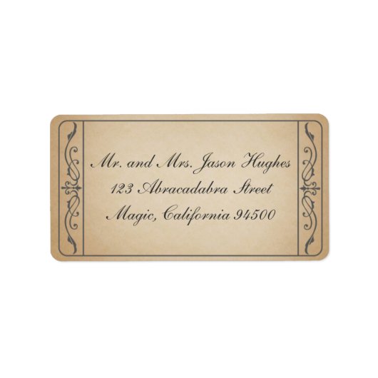 ヴィンテージチケットラベル ラベル (正面)