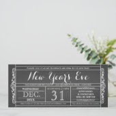 ヴィンテージチケット大晦日パーティの招待状 招待状 (スタンド正面)