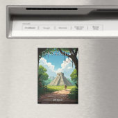 ヴィンテージチチェンItzaメキシコトラベル マグネット (インサイチュ (食洗機))