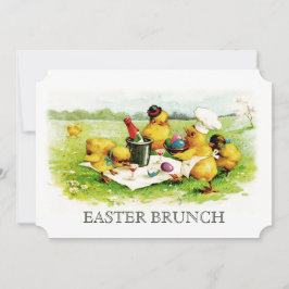 ヴィンテージチックスカスタムイースターブランチ招待状 招待状