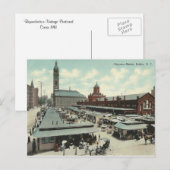 ヴィンテージチッペワ市場、バッファロー、ニューヨーク ポストカード (正面/裏面)