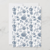 ヴィンテージチノイスリーバードベビーシャワー招待状 招待状 (裏面)