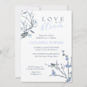 ヴィンテージチノイスリーブライダルシャワー招待 招待状 (正面)