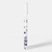 ヴィンテージチノイスリーブルー&ホワイトフローラルパターン Case-Mate iPhoneケース (裏面 / 右)