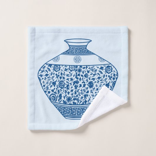 ヴィンテージチノイスリー花瓶ジンジャージャー ウォッシュタオル (ウォッシュタオル)