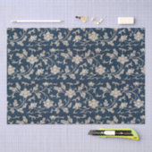 ヴィンテージチノジュエリデクページブルー 薄葉紙 (クラフト)