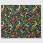 ヴィンテージチノワセリーレッドイエローグリーン ラッピングペーパー (フラット)