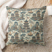 ヴィンテージチノワセリー塔 クッション (ブランケット)