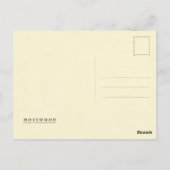 ヴィンテージチムンクイラストレーション ポストカード (裏面)