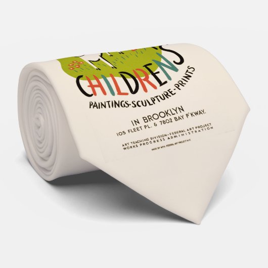 ヴィンテージチャイルズアートタイ ネクタイ (ロール)