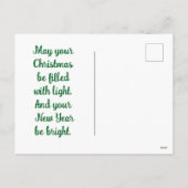 ヴィンテージチャイルドアザ小妖精や小人休日はがき シーズンポストカード (裏面)