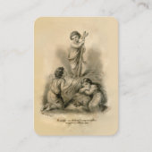 ヴィンテージチャイルドイエズクロス祈りの言葉ホリーカード 名刺 (正面)