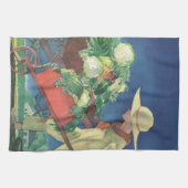 ヴィンテージチャイルドオーガニックガーデニング キッチンタオル (横)