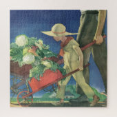 ヴィンテージチャイルドオーガニックガーデニング ジグソーパズル (縦)