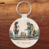 ヴィンテージチャイルドパペッツアンティーク キーホルダー (正面)