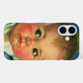 ヴィンテージチャイルド，かわいい男の赤ちゃんまたはハイチェアの女の子 Case-Mate iPhoneケース (裏面 (横))