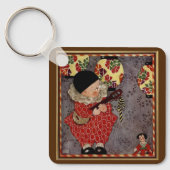 ヴィンテージチャイルド・ハーレクイン、ミュージシャン遊・バンジョー キーホルダー (正面)