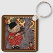 ヴィンテージチャイルド・ハーレクイン、ミュージシャン遊・バンジョー キーホルダー (裏面)