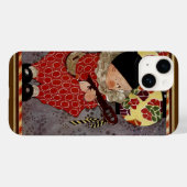 ヴィンテージチャイルド・ハーレクイン、ミュージシャン遊・バンジョー Case-Mate iPhoneケース (裏面 (横))