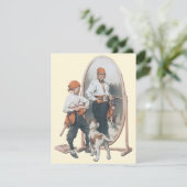 ヴィンテージチャイルド、ボーイ・パイレーツ、犬、鏡、海賊 (スタンド正面)