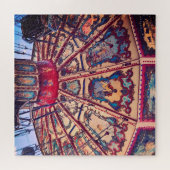 ヴィンテージチャススウィングフェアグラウンドライド ジグソーパズル (横)