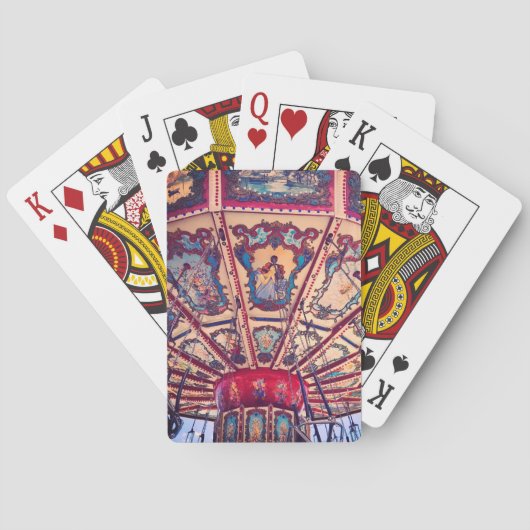 ヴィンテージチャススウィングフェアグラウンドライド トランプ (裏面)