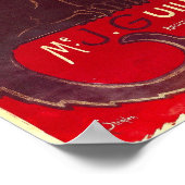 ヴィンテージチャットノワール、ヴェンテホテルドゥルートシュテインレン ポスター (角)