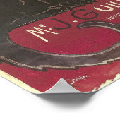 ヴィンテージチャットノワール、ヴェンテホテルドゥルートシュテインレン ポスター (角)