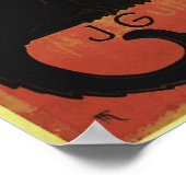 ヴィンテージチャットノワール、ヴェンテホテルドゥルートシュテインレン ポスター (角)