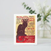 ヴィンテージチャットノワール、ヴェンテホテルドゥルートシュテインレン ポストカード (スタンド正面)