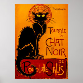 ヴィンテージチャットノワール – Black Cat Poster ポスター