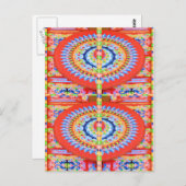 ヴィンテージチャリオットホイール – フェスティバルラジャスタン ポストカード (正面/裏面)