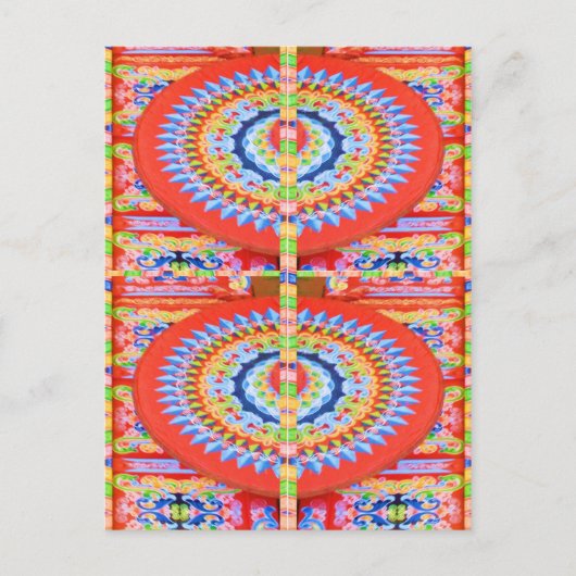 ヴィンテージチャリオットホイール – フェスティバルラジャスタン ポストカード (正面)