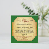 ヴィンテージチャンピエーンワイナリー結婚式招待状 招待状 (スタンド正面)