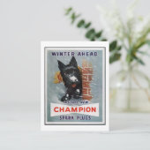 ヴィンテージチャンピオンスパークプラグAd ポストカード (スタンド正面)