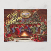 ヴィンテージチャームでホールをデッキ シーズンポストカード (正面)