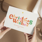 ヴィンテージチャームカラフルメリークリスマス シーズンカード