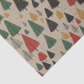 ヴィンテージチャーム:クリスマスツリーパターン 薄葉紙 (詳細)