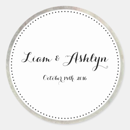 ヴィンテージチャーム ラウンドシール (正面)